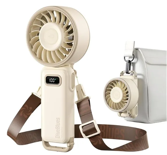 Handventilator, tragbarer Turbo-Ventilator mit 100 Stufen