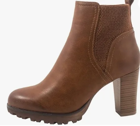 Elara Damen Stiefeletten Ankle Boots Chunkyrayan
