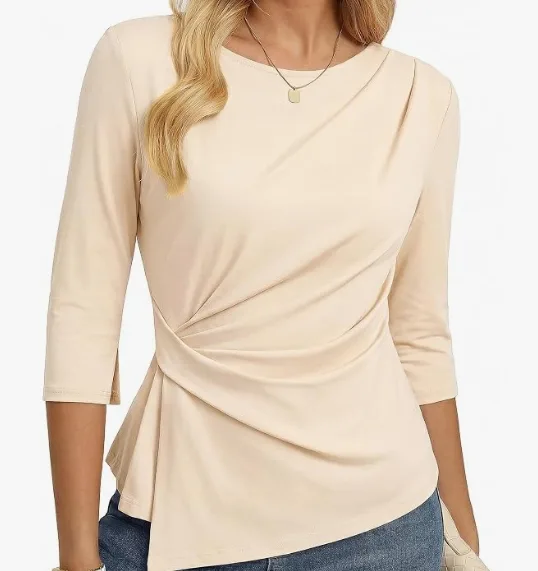 3/4 Ärmel T-Shirt Elegant