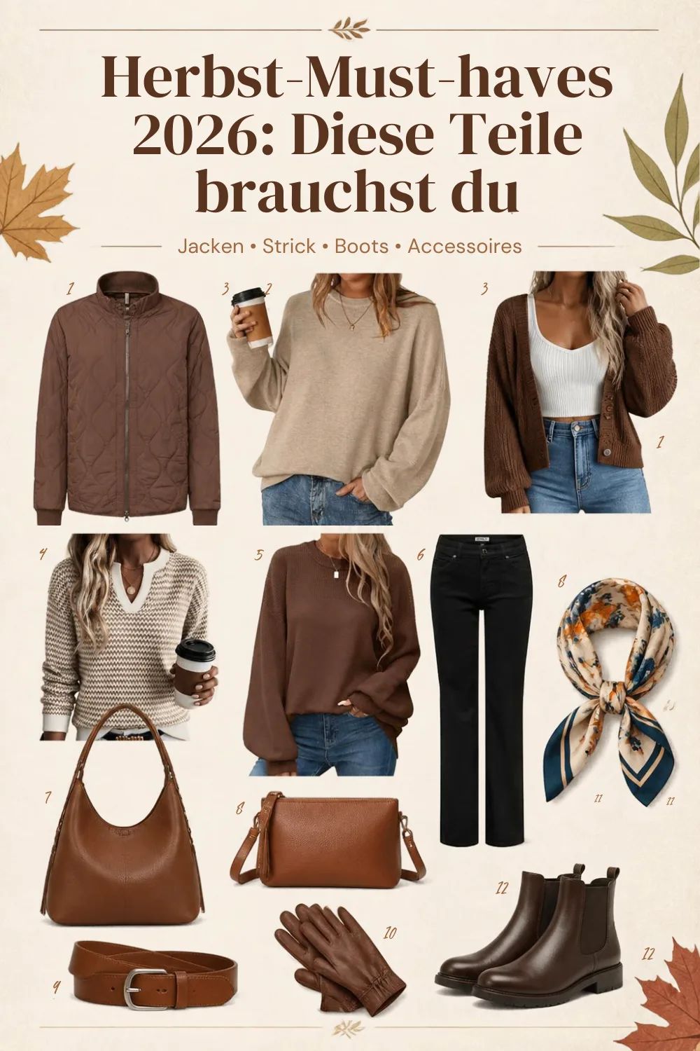 Herbstoutfits 2026 – Trendige Looks für Damen
