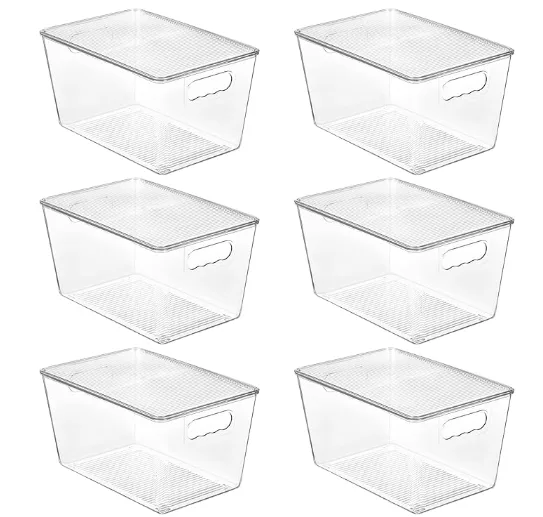 6 Pieces Storage Boxes with Lids