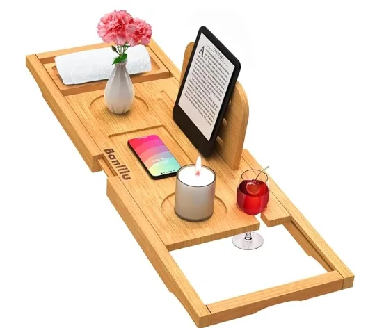 Bath Shelves with Bookend